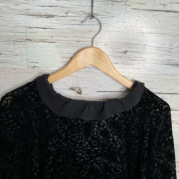 Uru kristine st. Rrik black silk made in usa cardigan sweater small - Picture 12 of 12